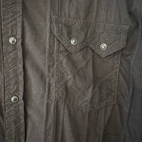 Jack Daniels Old No 7 Pearl Snap Cowboy Western Yellowstone Shirt 2XL - Picture 3 of 6